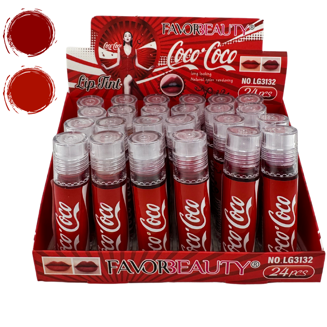 Lip Tint Coco Cola Soda 24 pack box