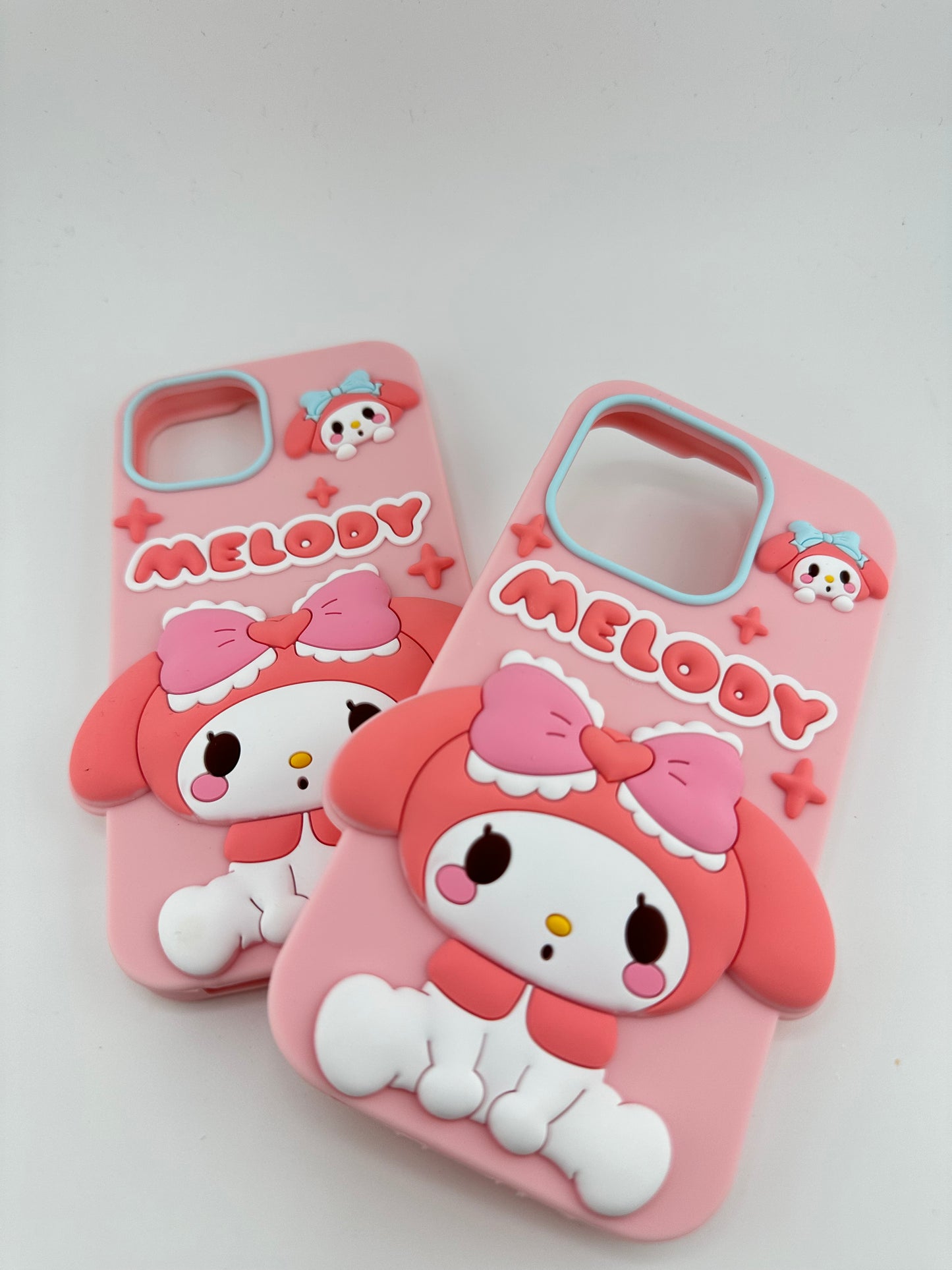 Melody 3 pack Silicone Iphone cases- mixed sizes