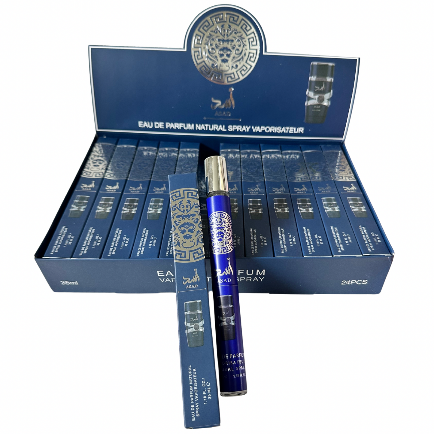 Lattafa Yara for Men ASAD BLUE (Woody Aquatic scent) Pack of 24