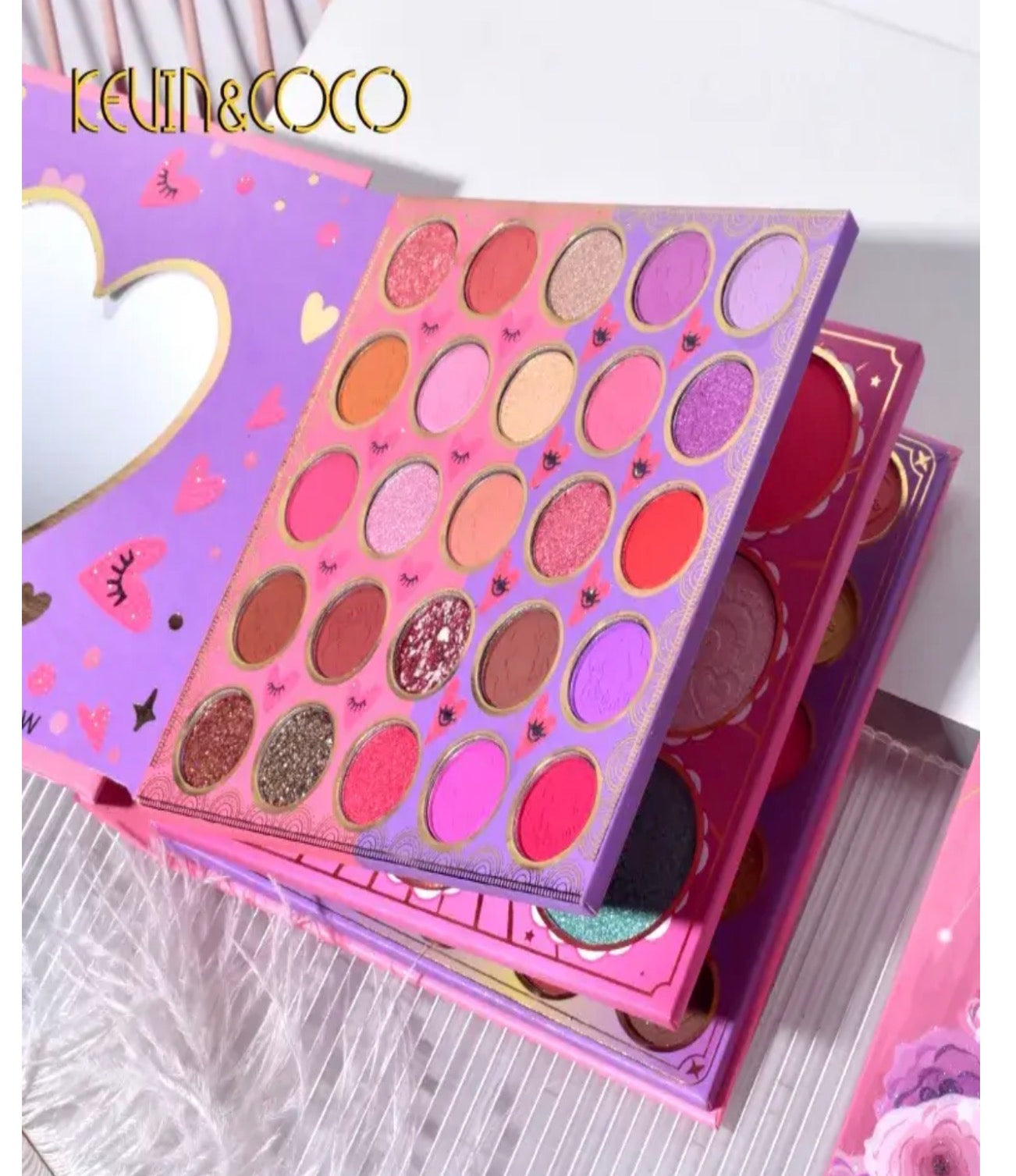 Kevin Coco 59 Premium Eyeshadow Palette Book