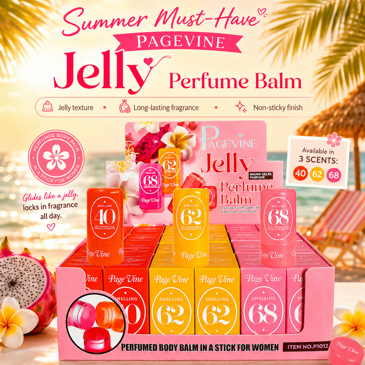 ๐บ.๐บ.Brazilian long lasting perfume jelly balm! - Long lasting and smells amazing