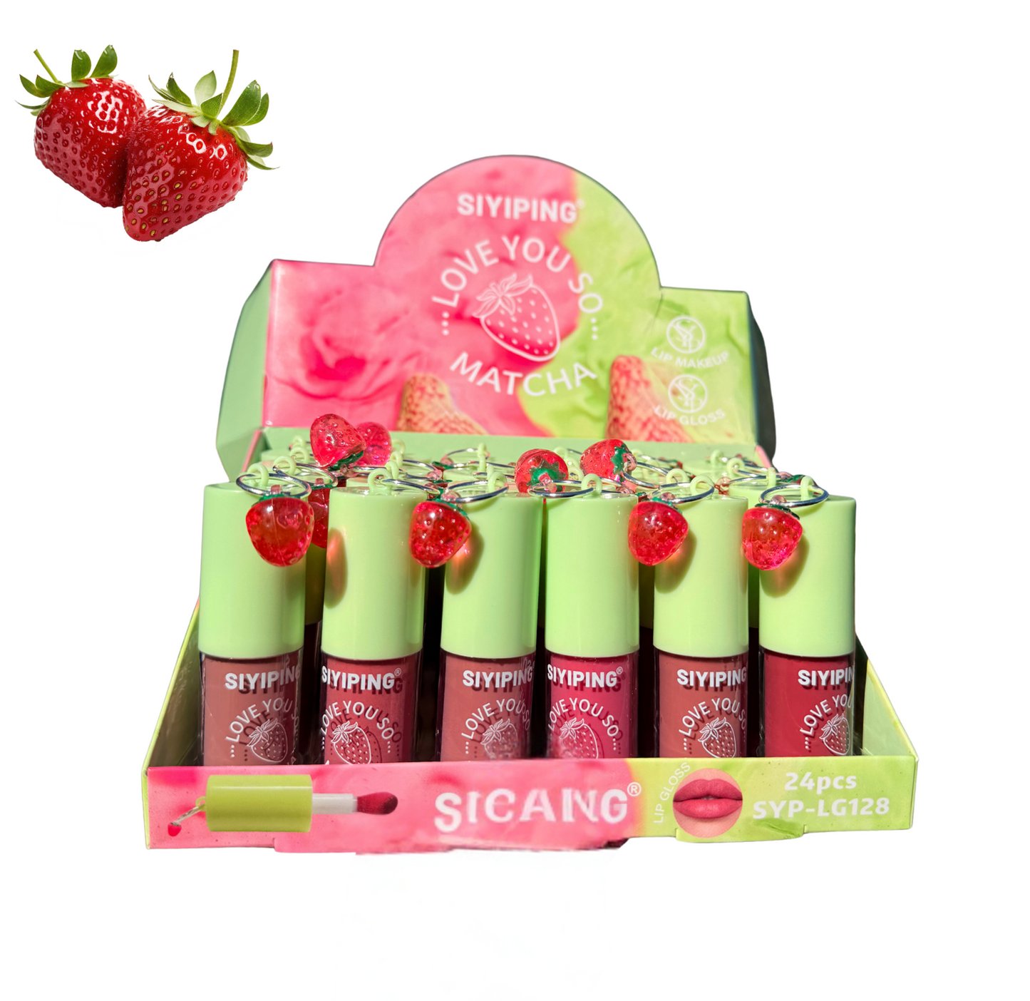 Strawberry Lipgloss- Super hydrating and pigmented