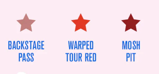 3 PC Liquid Lipstick Warped tour Jeffree Star
