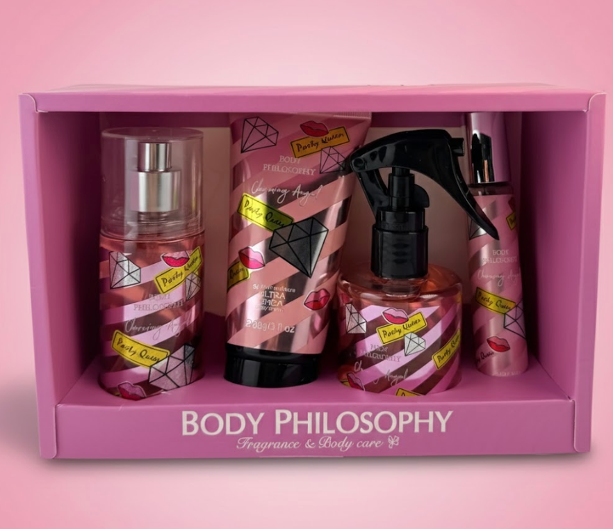 Body Philosophy Gift Set- Charming Angel- Rose Floral Fresh scent