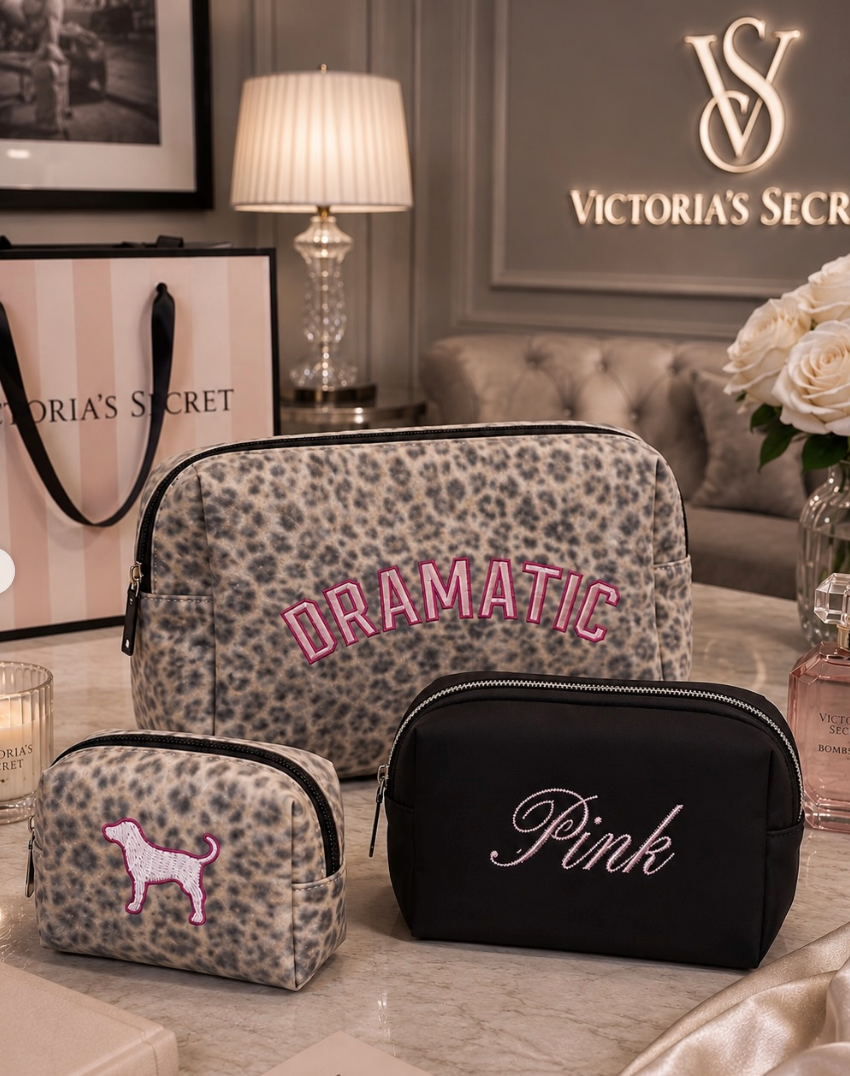 VS PINK 3 Piece Luxe Travel set!