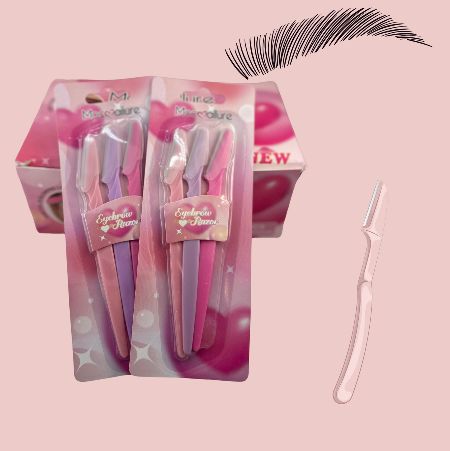 20 PACKS Eyebrow and facial RAZ