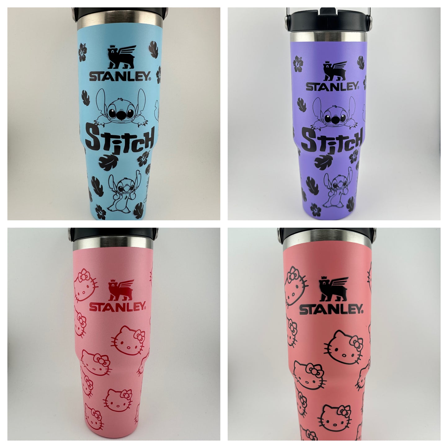 Discounted Dupe Tumblers 30 OZ with Handle -‼️ Some Edges have a shadow on the logo