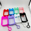 8 Pack Silicone Keychain Covers for Perfume and hand sanitizers