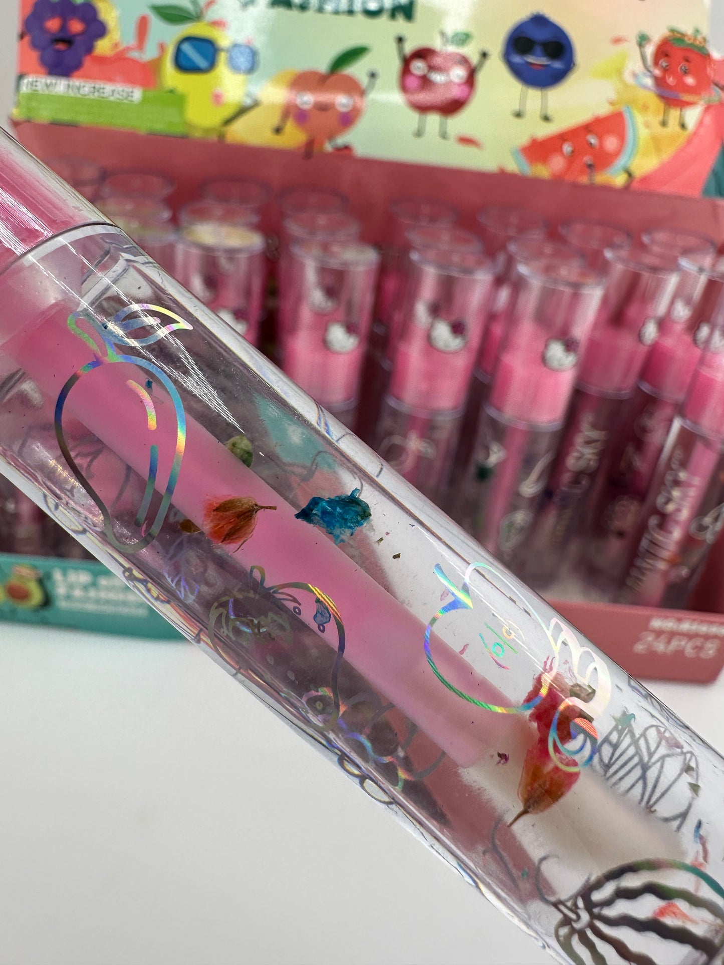 HK Clear Lip Oil Dried Flowers- Moisturizing