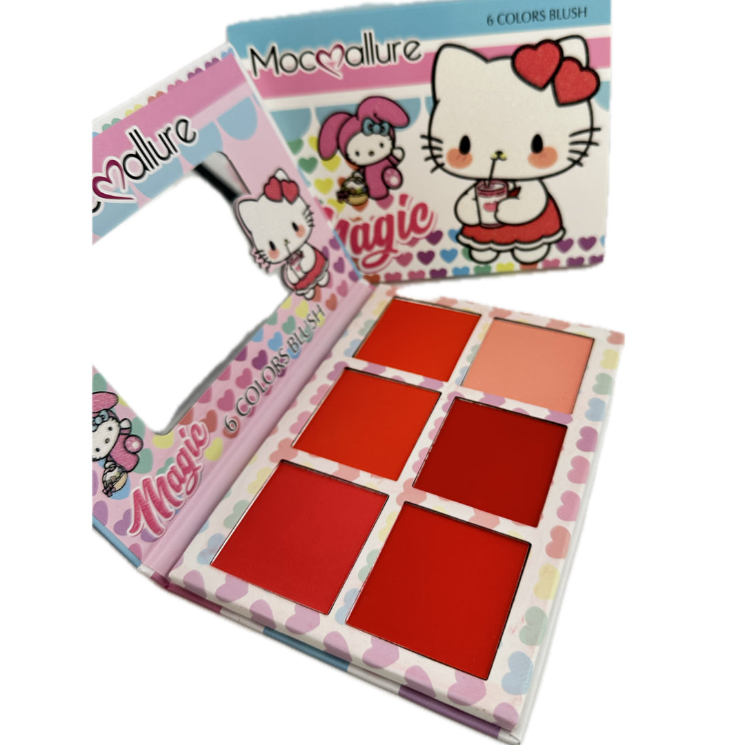 2 Pack! HK Blush Palette-6 colors