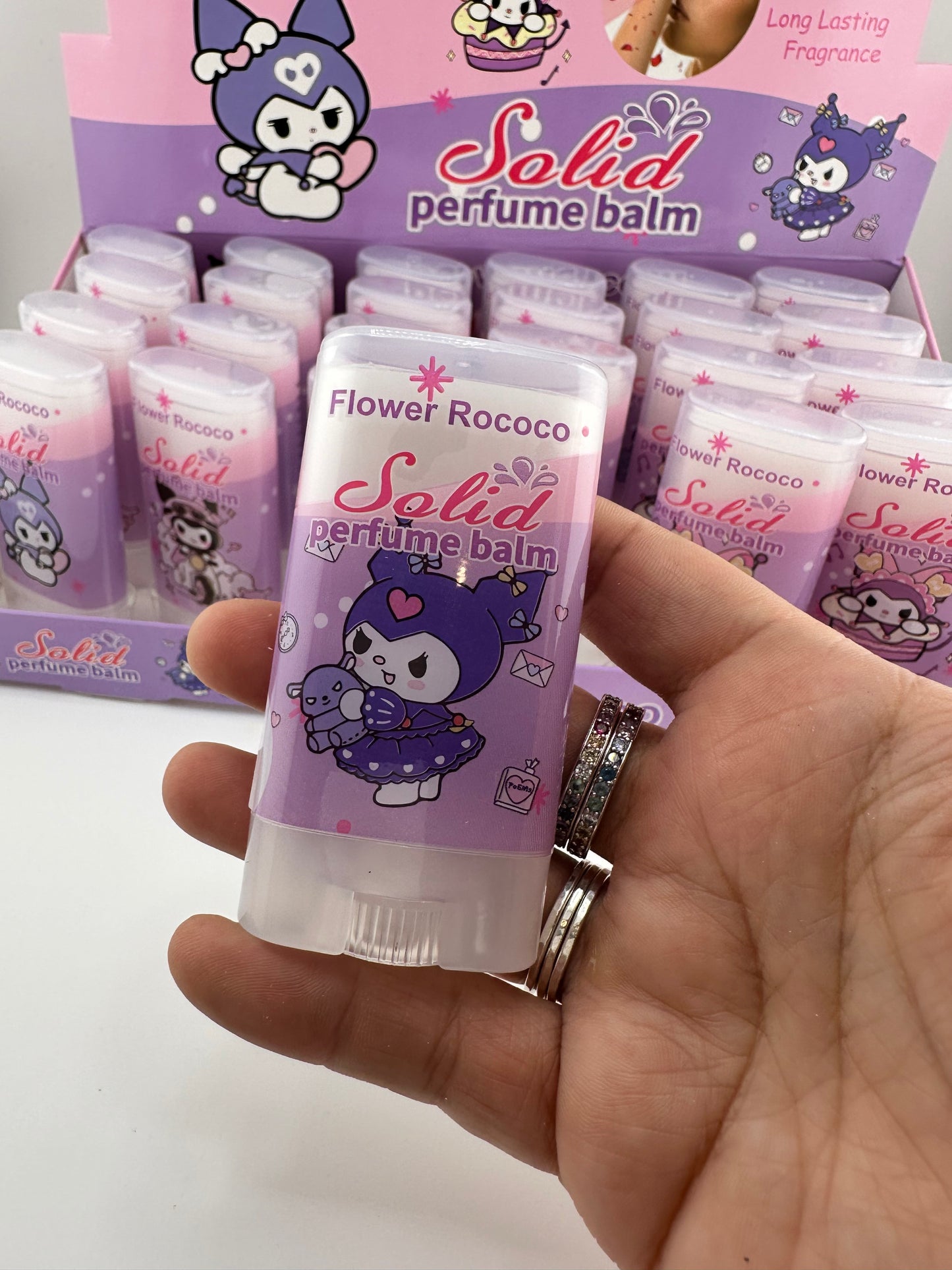 💜 Kuku Perfume Balm Box 24- Floral fresh scent