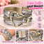 Vegan Leather wrap with magentic closure