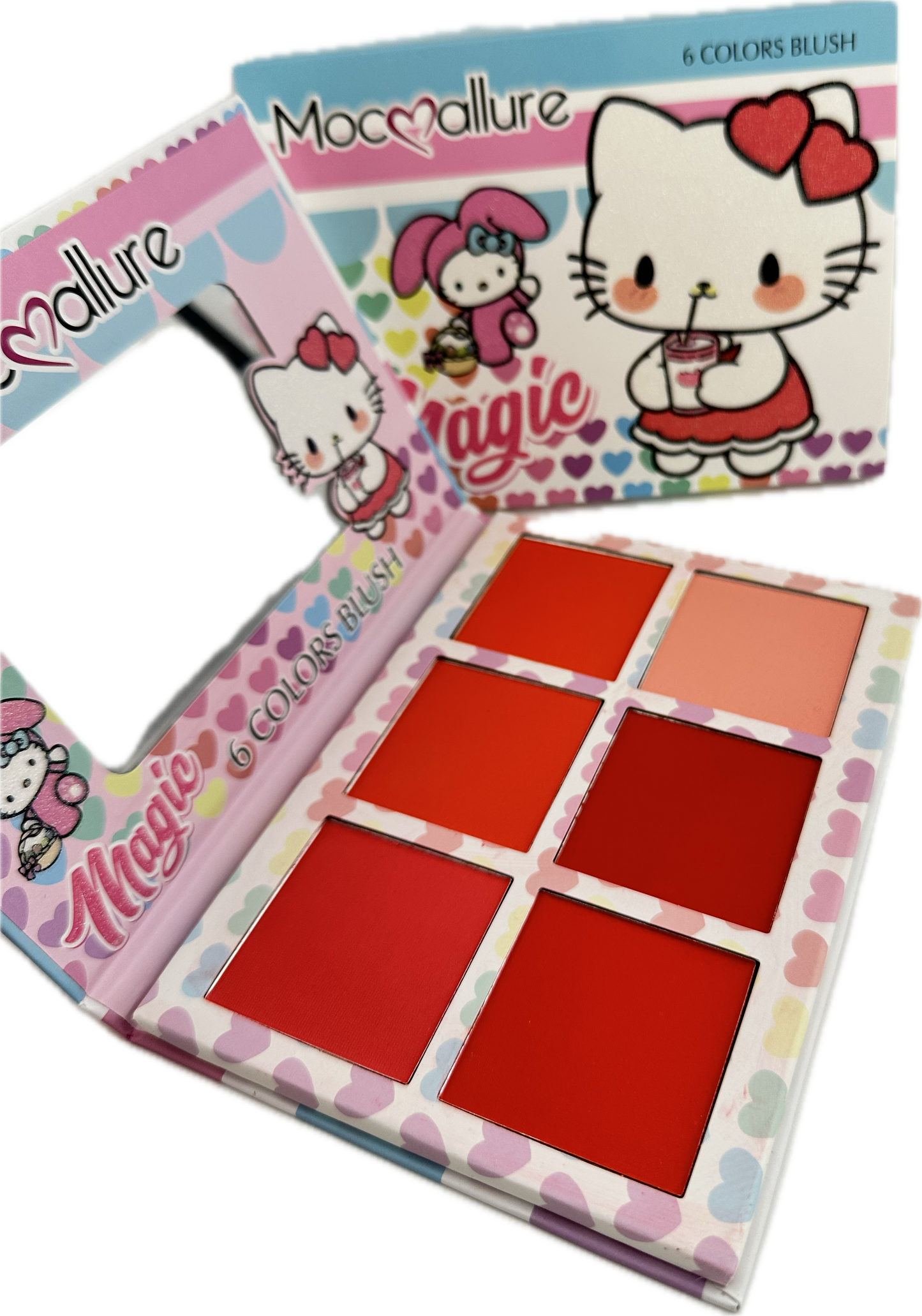 2 Pack! HK Blush Palette-6 colors