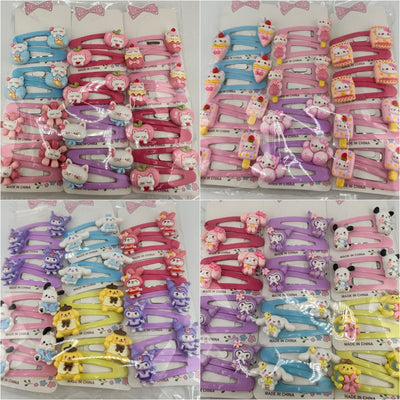 24 Pack Hair Clips-Barettes- Choose your style