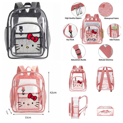 HK Medium Clear Backpack- 14 inches