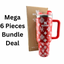 Mega Bundle 6 Pieces❣️ Custom RED 40OZ Tumbler