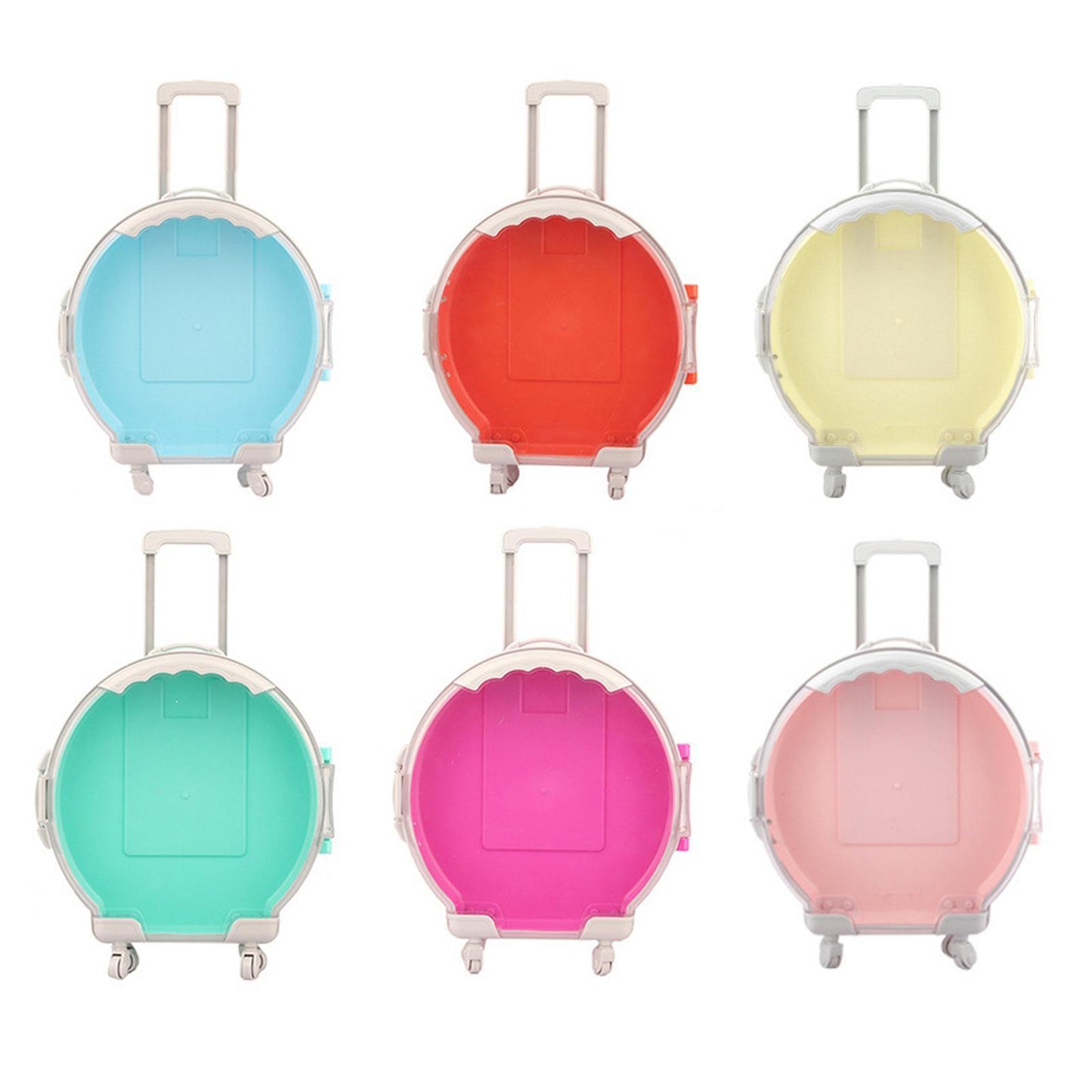 Large sized Plastic Suitcase Luggage 8 Inch- PERFECT FOR LIPPIES