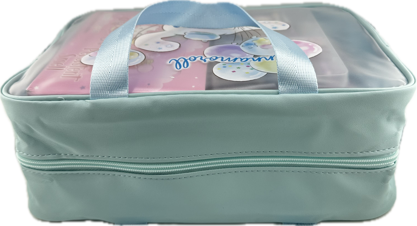 4 Pack large Makeup Bags