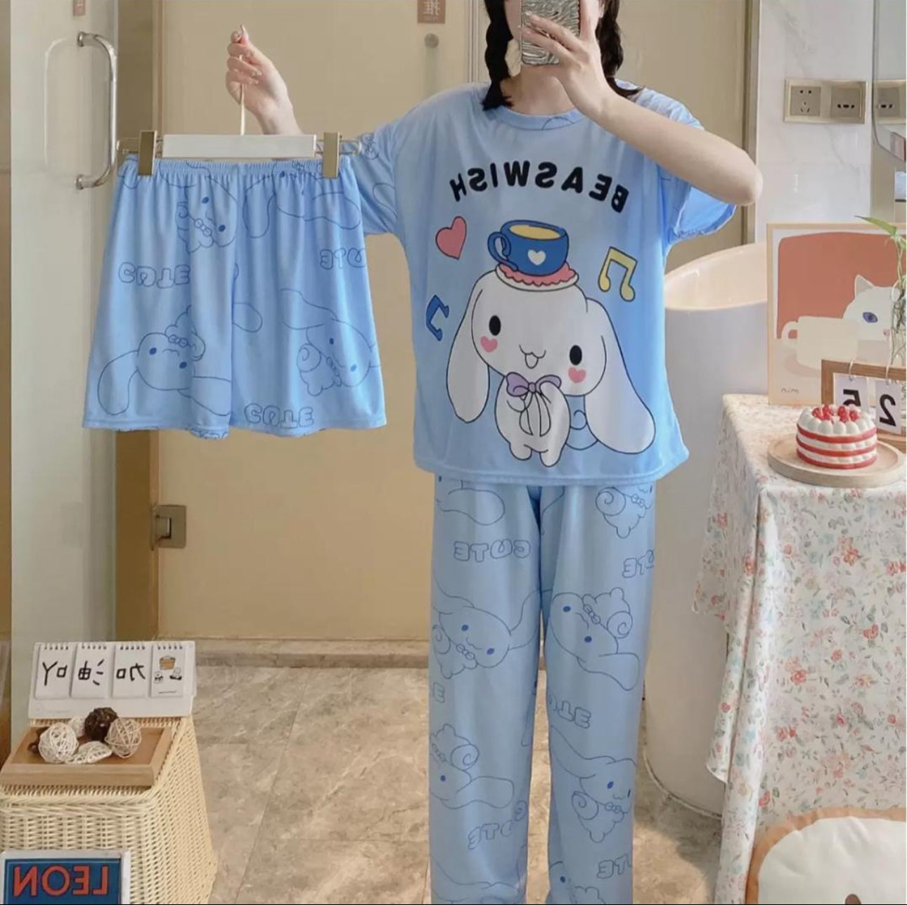 💙3-PC PJ Sets- SIZE M/L pajama