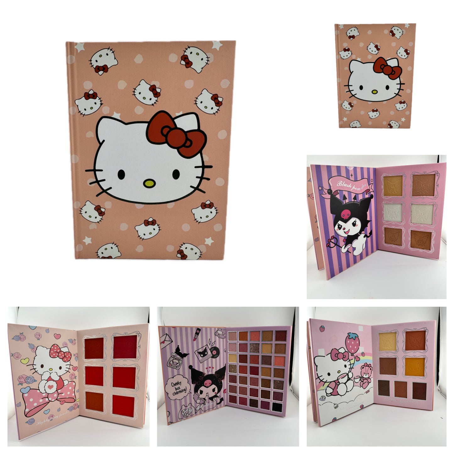 “Peach” 2 Pack Kitty Face and eyeshadow books