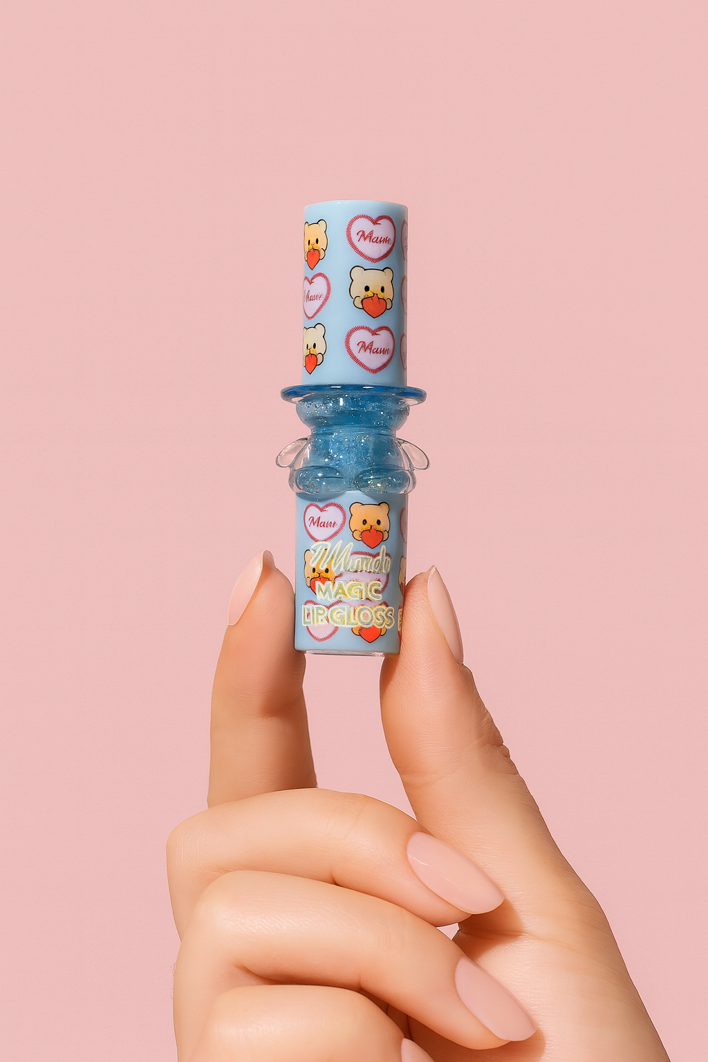 24 PC STRAWBERRY FLAVOR LIP GLOSS TEDDY