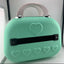 Hk Mint Green Bling Carry On Suitcase