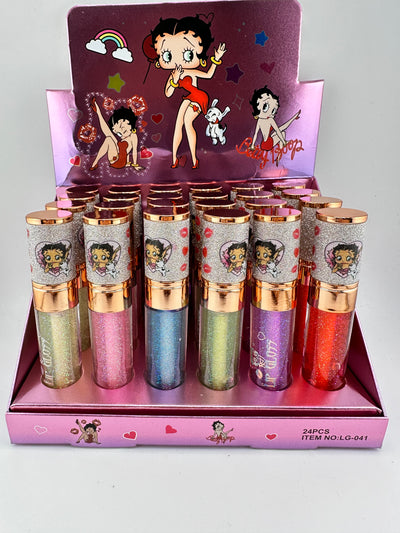 BettyBop Lipgloss box of 24- Color changing