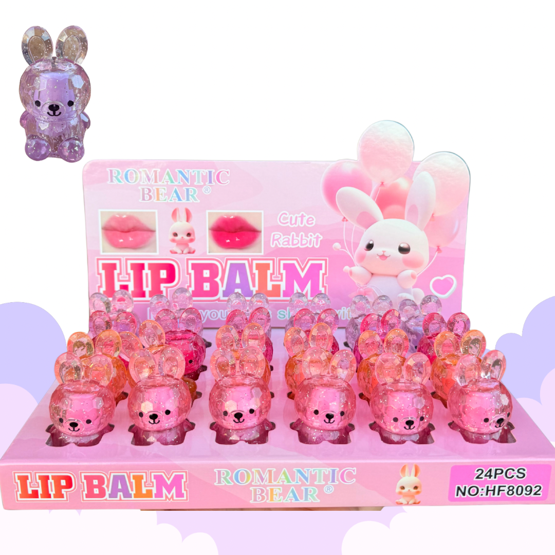 24 PC Bear Lip Balm