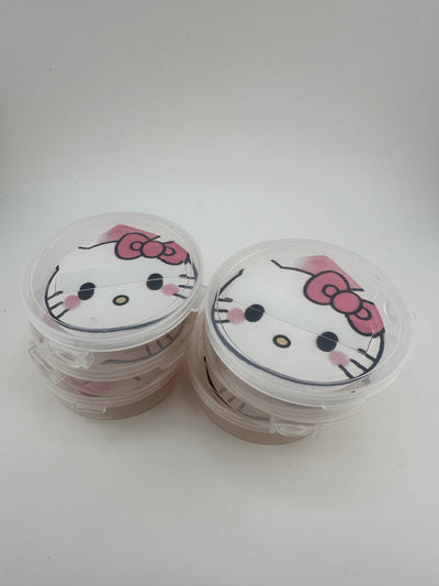 12-Pack Kitty Powder Puff with case