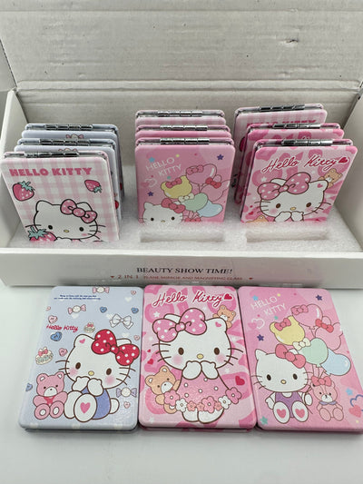 Compact Mirror Rectangle Kitty Mix box of 12