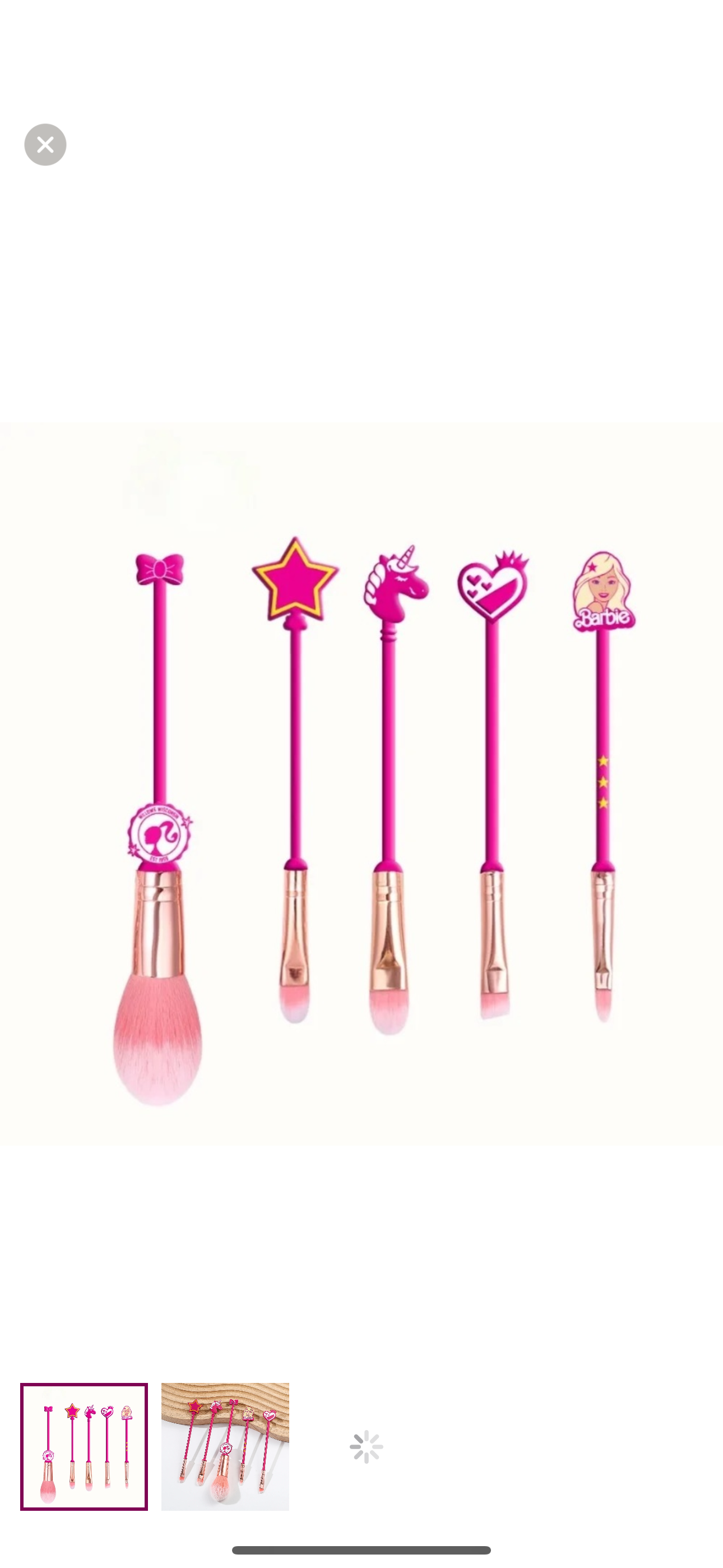 Metal Makeup Brush Sets With Pouch!