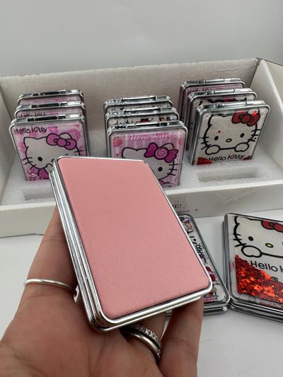 💕HK Compact Mirror Rectangle Glitter rainfall box of 12