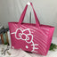 Large Kitty Tote Bags- Canvas- 19 inches