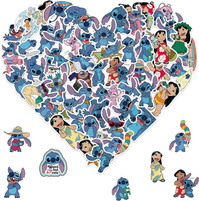 50 PC Blue stickers