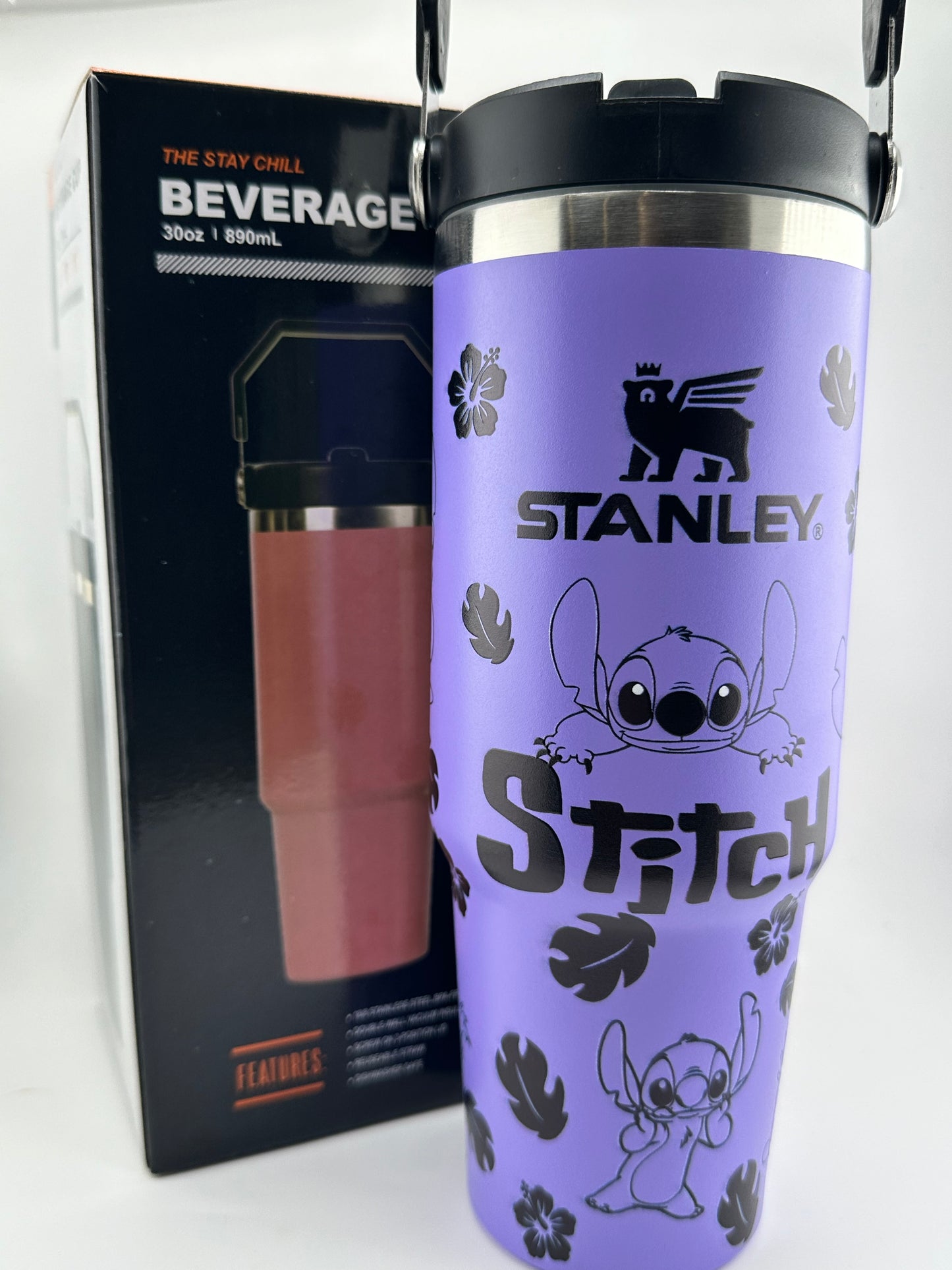 Discounted Dupe Tumblers 30 OZ with Handle -‼️ Some Edges have a shadow on the logo