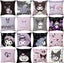 5 Pieces 18x18 Inch Pillowcases- RANDOM MIXED DESIGNS