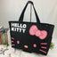 Large Kitty Tote Bags- Canvas- 19 inches