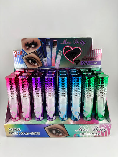 Black Waterproof Mascara- Lengthening box of 24