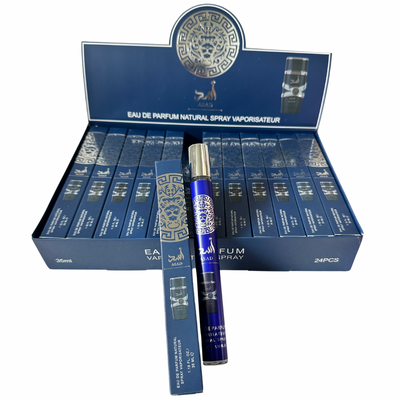 Lattafa Yara for Men ASAD BLUE (Woody Aquatic scent)  Pack of 24