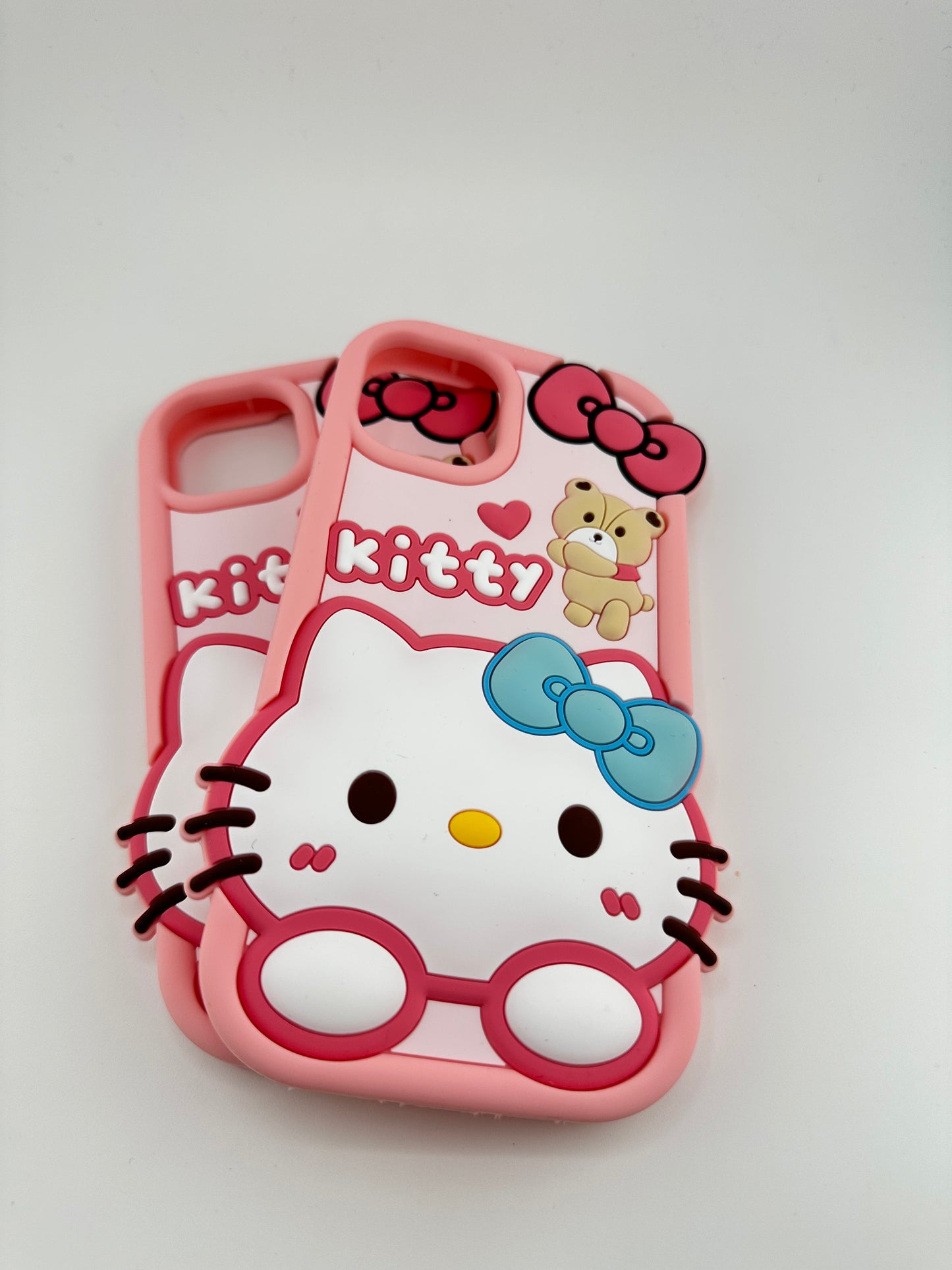 Kitty 2 pack Silicone Iphone cases- mixed sizes