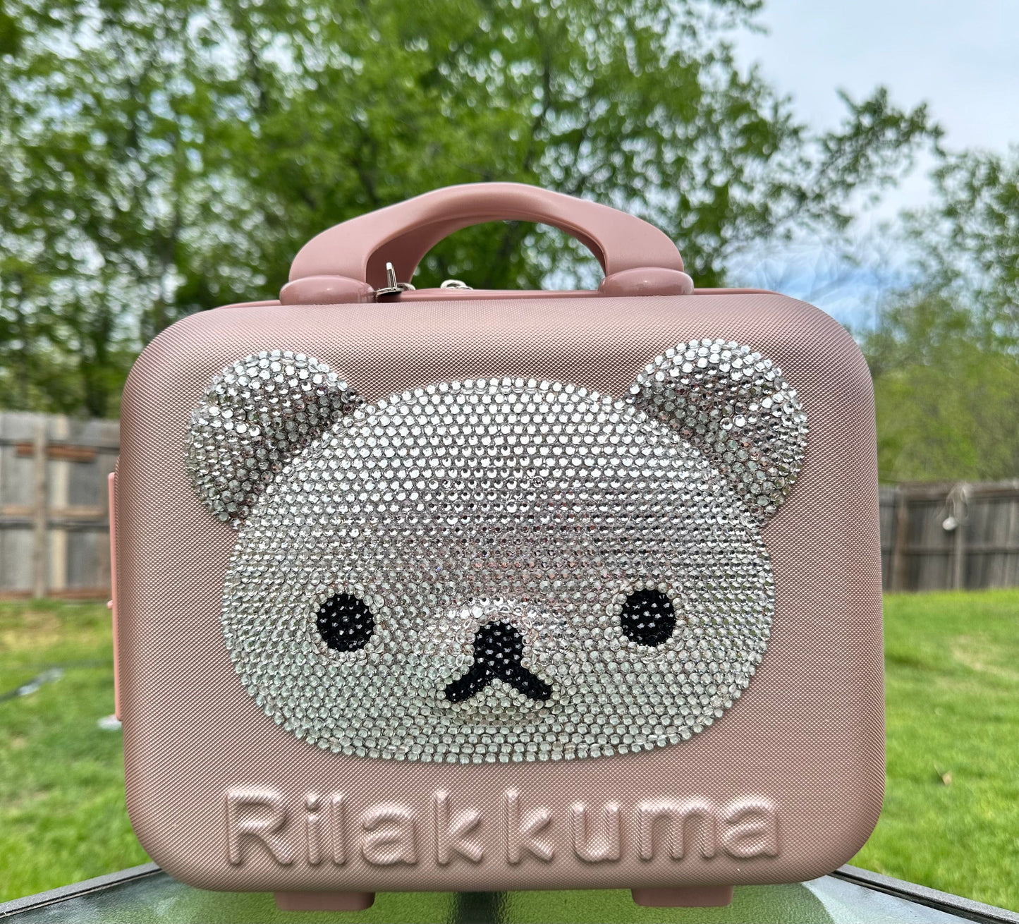 2 Pack BLING Rilakkuma Bear Luggage case