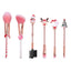 Metal Makeup Brush Sets With Pouch!