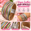Vegan Leather wrap with magentic closure