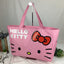 Large Kitty Tote Bags- Canvas- 19 inches