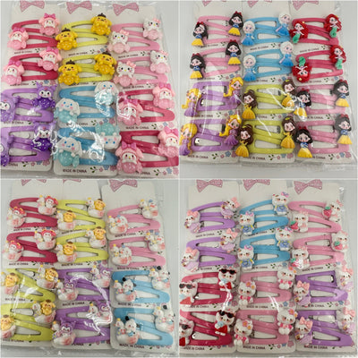 24 Pack Hair Clips-Barettes- Choose your style