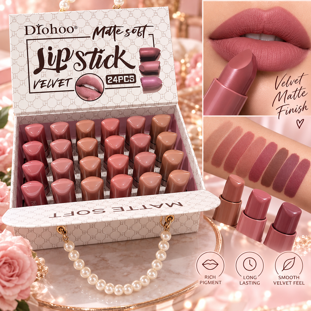 24 PC Lipstick with box
