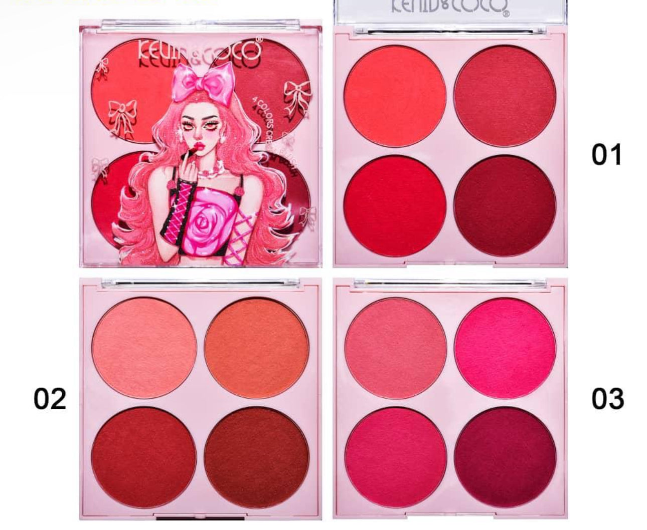 3 Pack Kevin Coco Blush Set