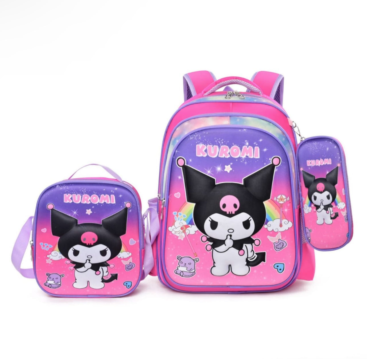 3 PC Kuku Backpack set