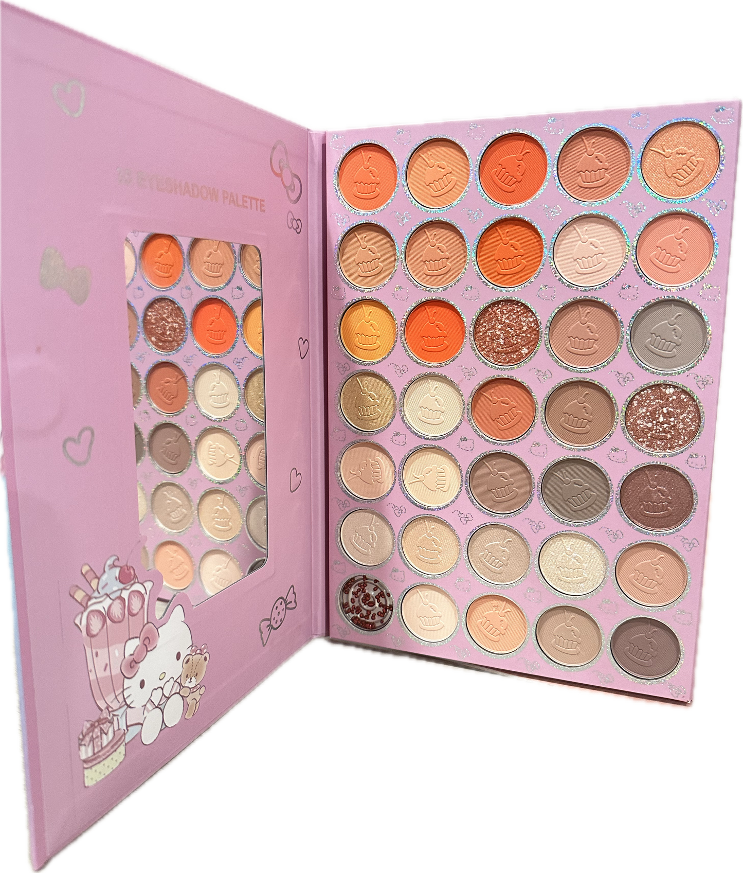 2 Pack! Kitty Sundae Eyeshadow Palettes with 1 Jelly mixable base