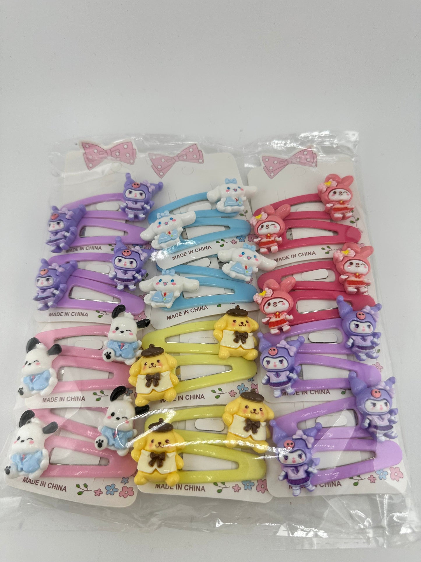 24 Pack Hair Clips-Barettes- Choose your style